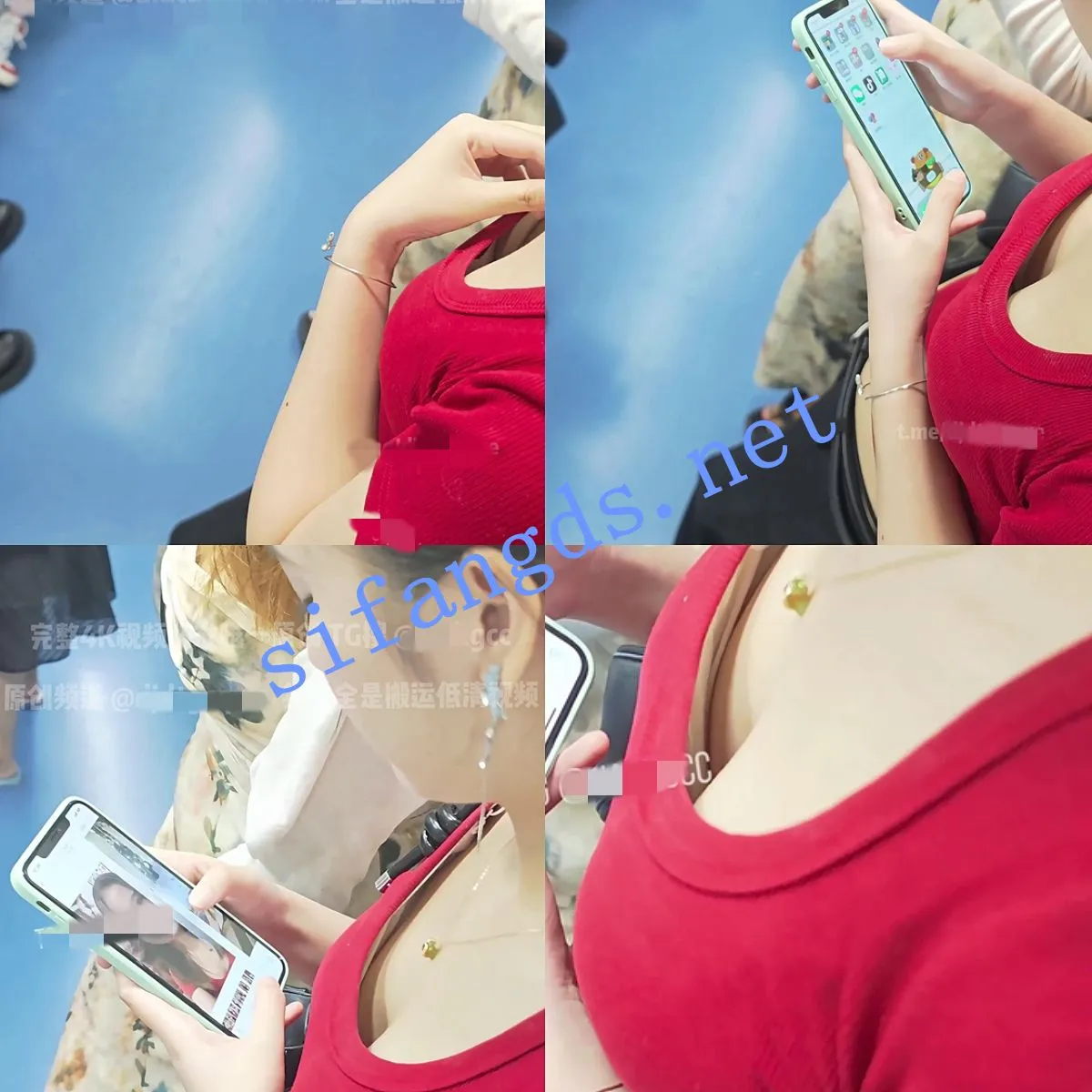 ❤️【高抄拍胸】地铁高铁站高抄 拍胸