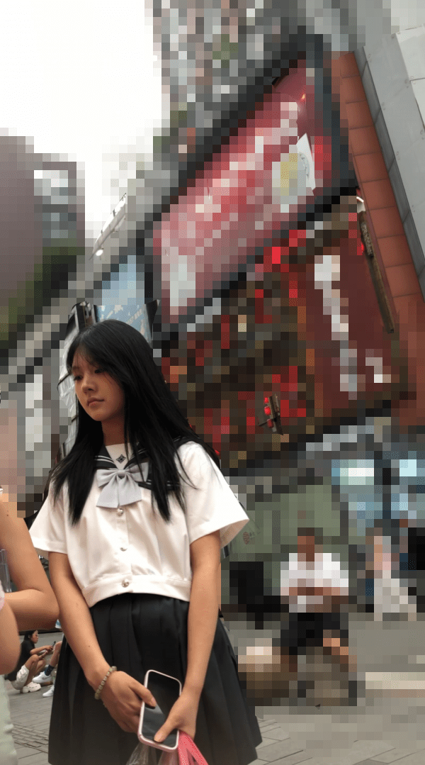 ⭐【mccd】⭐ 43超高颜值黑丝绝对领域JK学妹清纯窄内勒出B缝